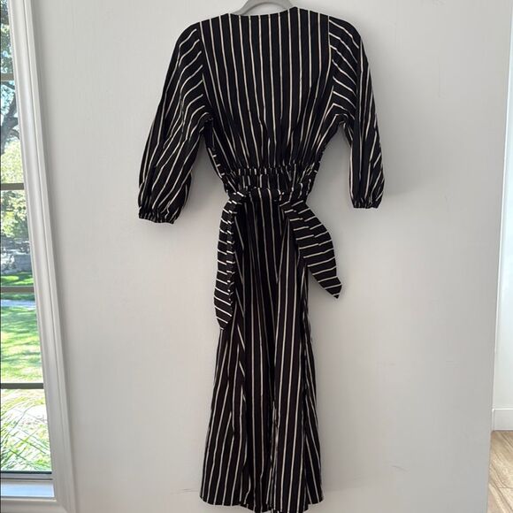 Faithfull the Brand Monika Midi Dress Asia Stripe XS NWT - Picture 9 of 9